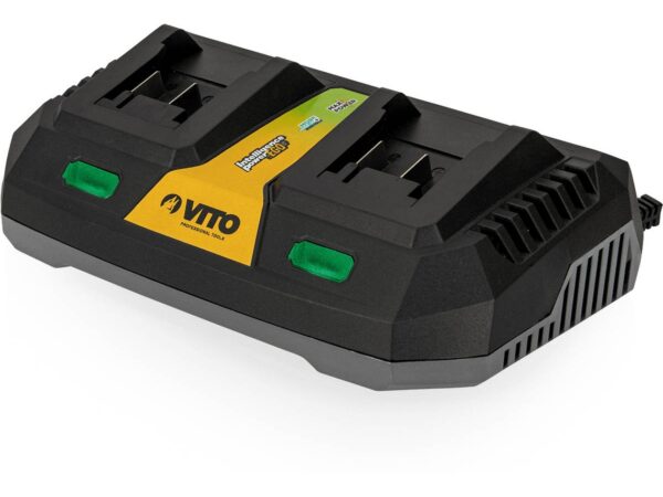 Cargador de baterías rápido doble  20V VITO