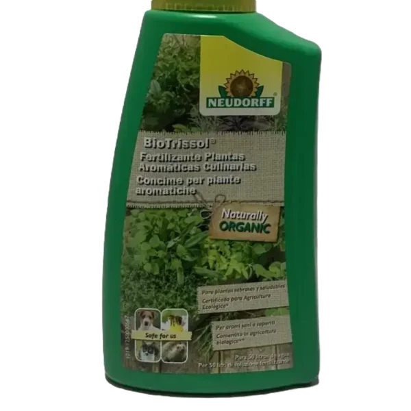 Fertilizante de plantas aromáticas culinarias