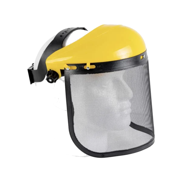 Visera protectora con malla de seguridad