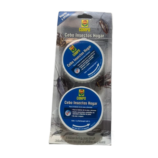 Cebo insectos hogar compo