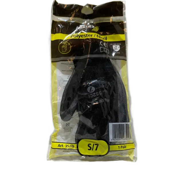 Guantes poliester nitrilo