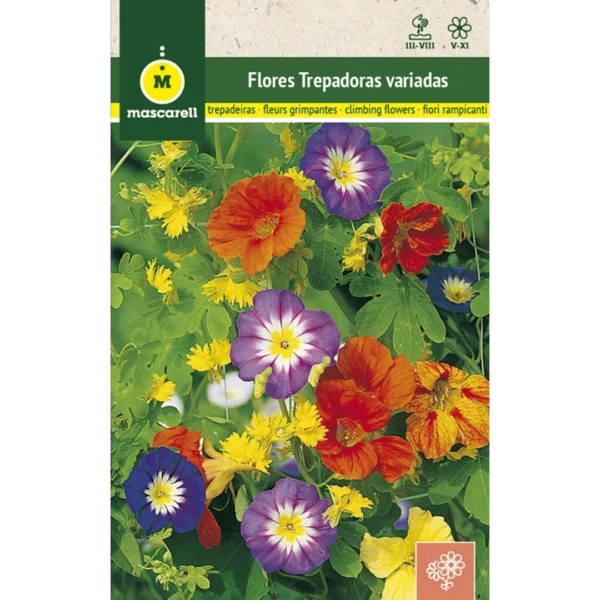 Mezcla de plantas trepadoras