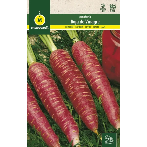 Zanahoria roja de vinagre