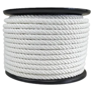 Cuerda multifilamento blanca