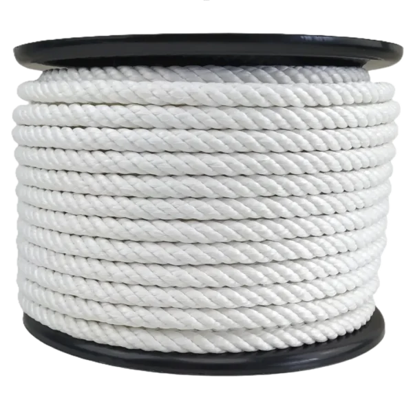 Cuerda multifilamento blanca