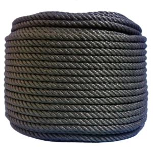 Cuerda de plástico gris