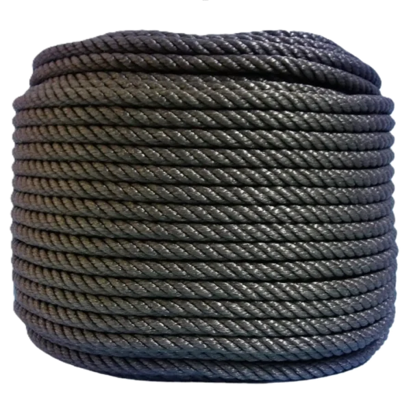 Cuerda de plástico gris
