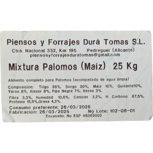 Mixtura de palomos - Imagen 2