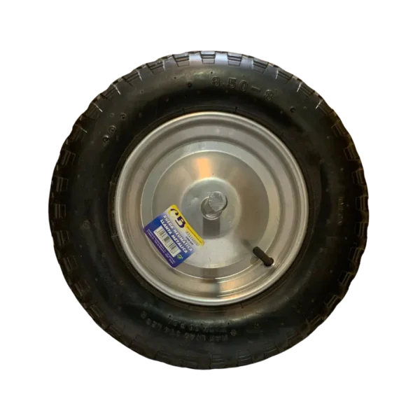 Rueda de carretilla obra