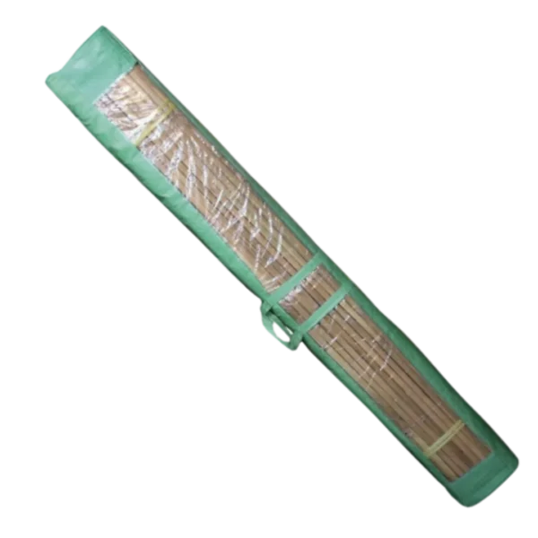 Valla listones de bambú