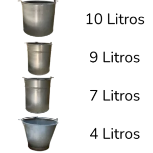 Variedades cubo acero galvanizado