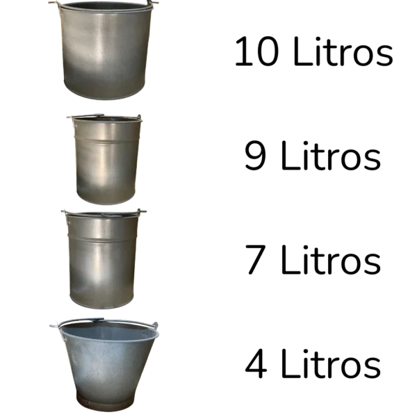 Variedades cubo acero galvanizado