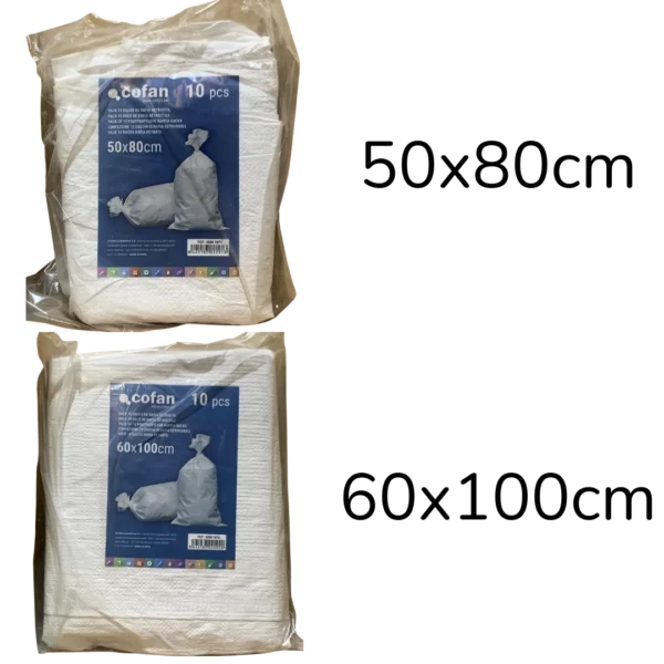 Sacos de rafia pack de 10 unidades