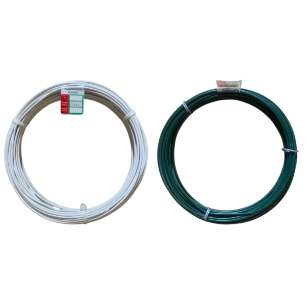 Variedades de rollo de alambre 25m forrado